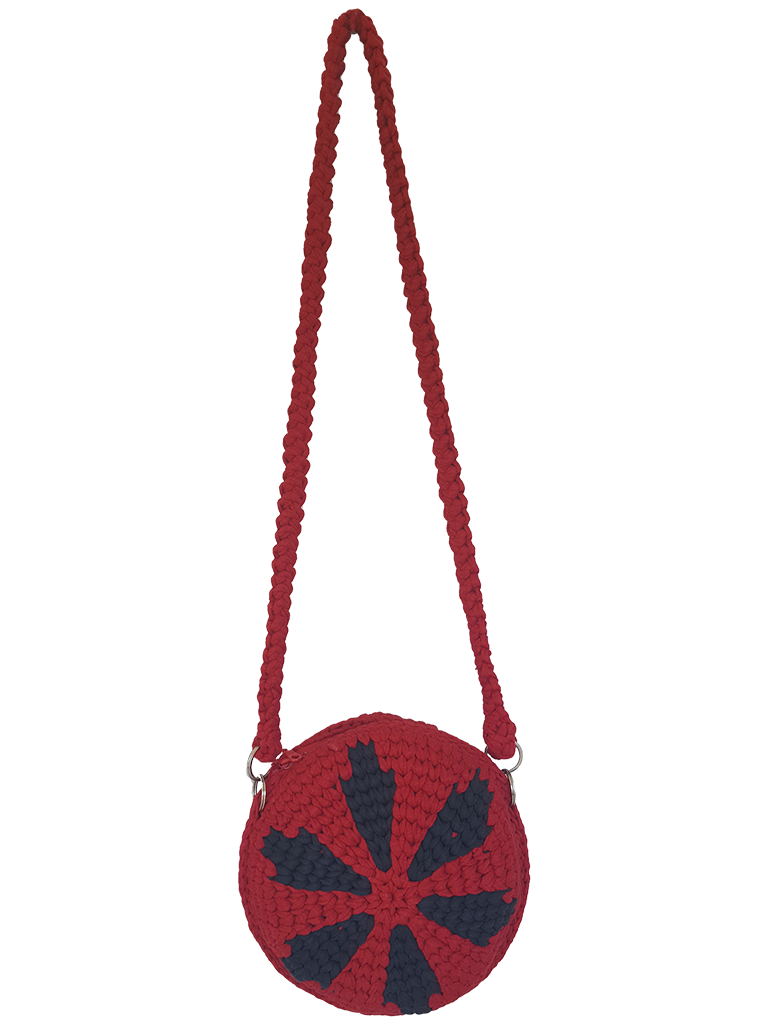 BAŞAK ÖRGÜ SİMİT ÇANTA