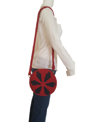 BAŞAK ÖRGÜ SİMİT ÇANTA