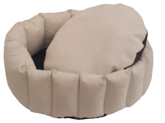 Ful tasarım kırmızı-beyaz  tay tüyü iç yataklı örgü  ve köpek yatağı